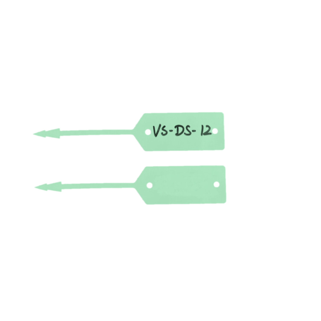 Loop lock labels 190x37mm PES, Green