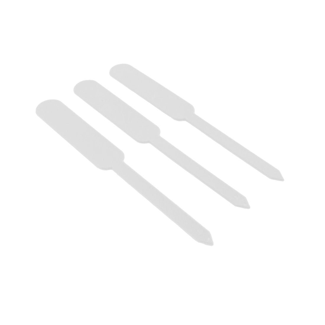 Steeketiketten 15x120mm 1000µ PVC, Wit