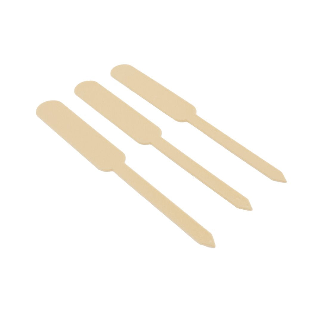 Steeketiketten 15x120mm 1000µ PVC Beige