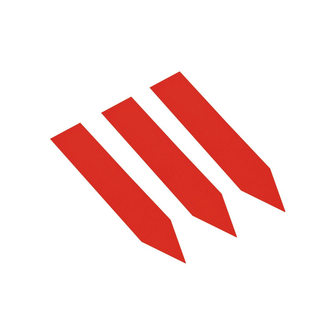 Steeketiketten 35x60mm PVC