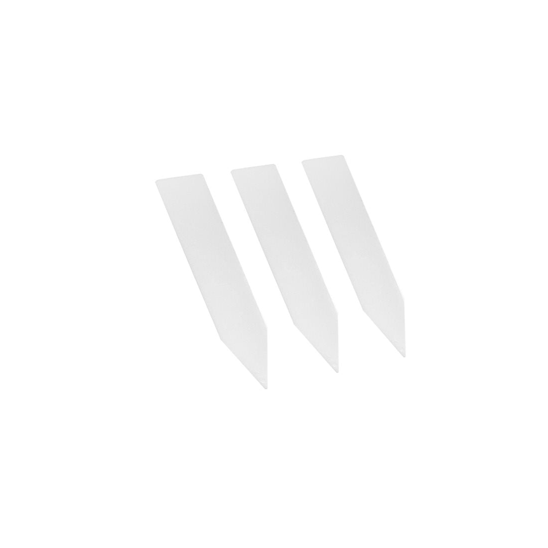 Stick-ins 10x50mm 1000µ PVC, White