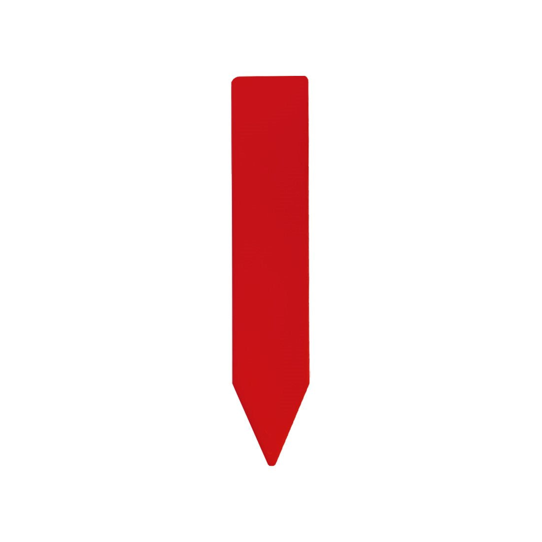 Steeketiketten 18x100mm 1000µ PVC, Rood