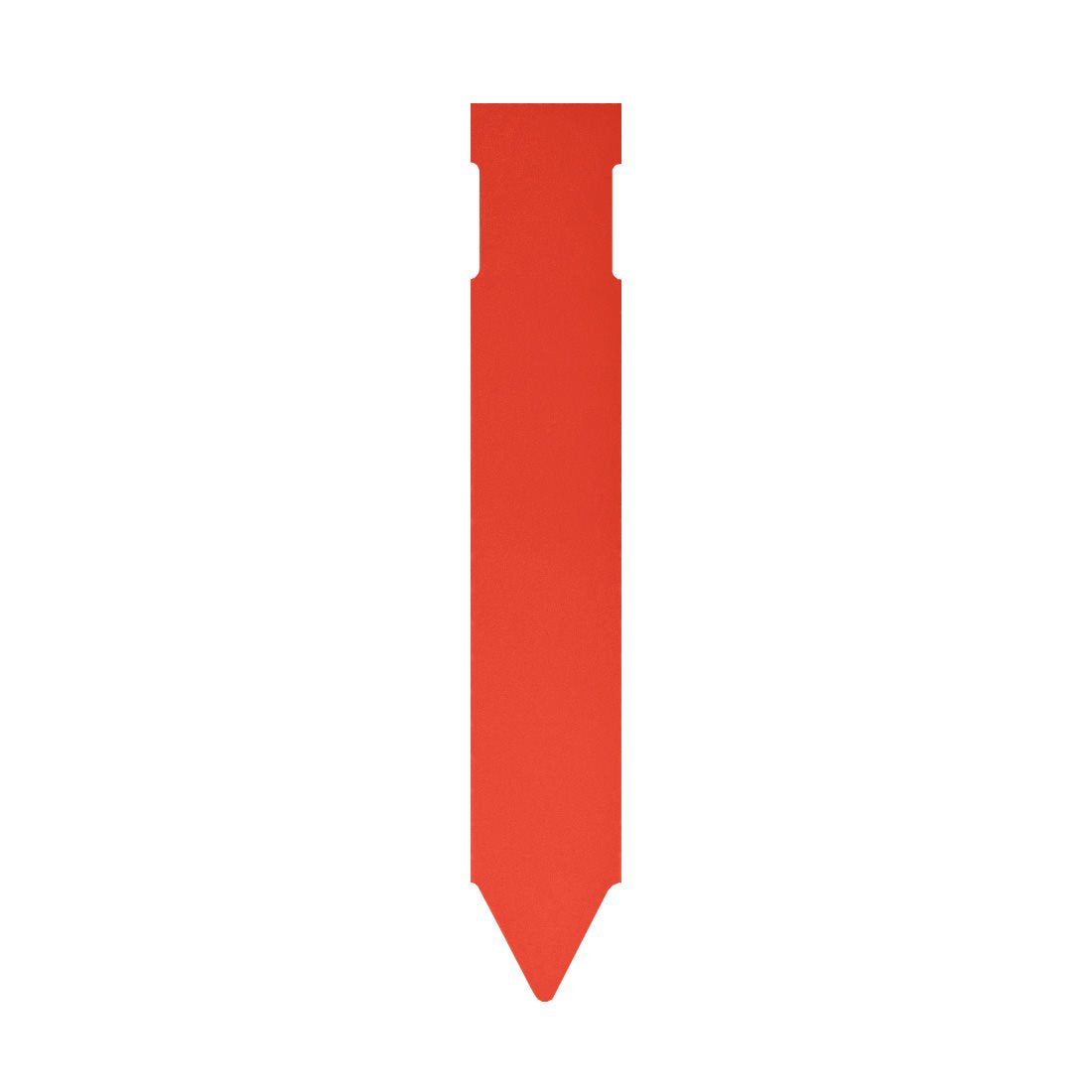 Steeketiketten 25x120mm 350µ PVC, Rood