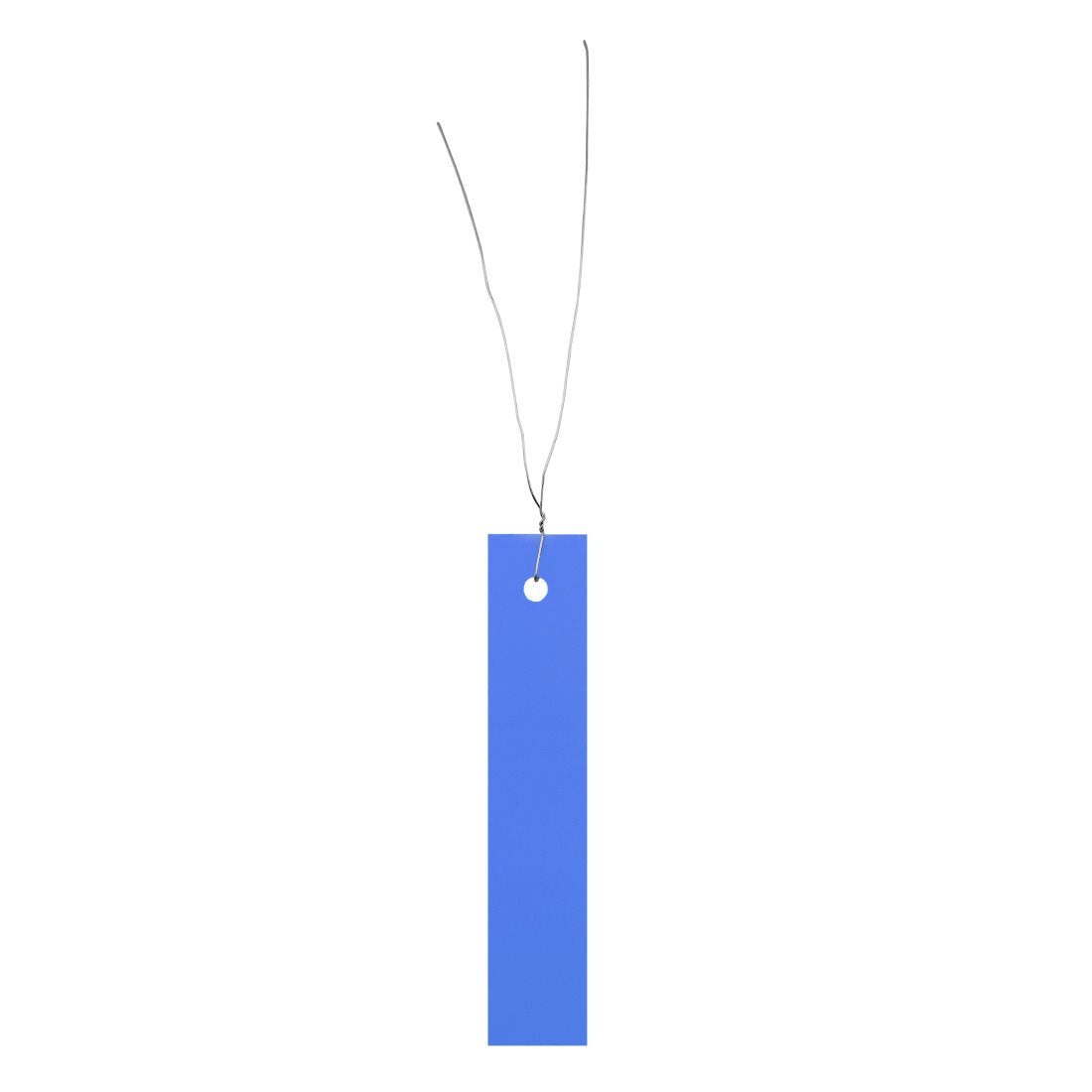 Hangetiketten 18x100mm PVC Blauw