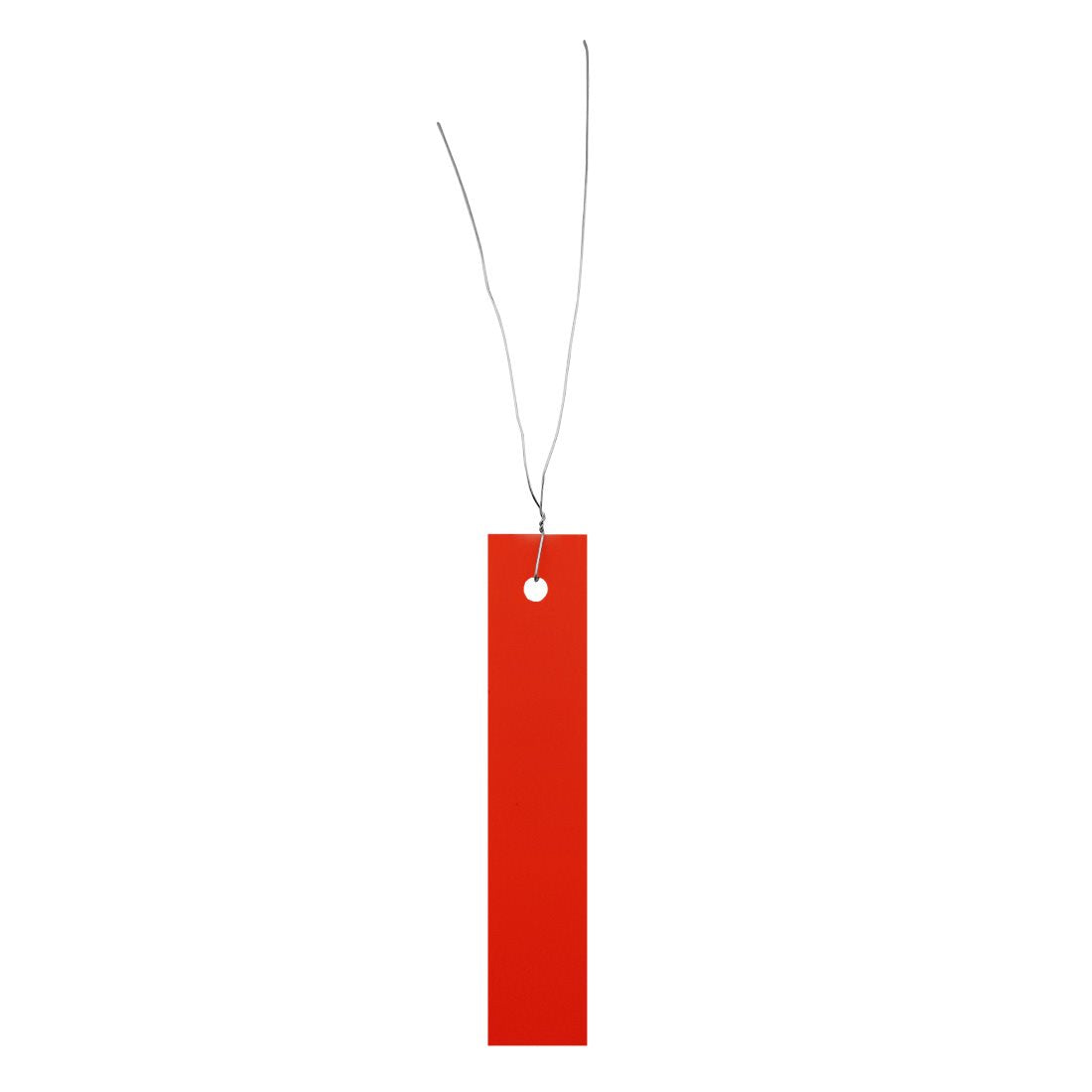 Hangetiketten 18x100 PVC, Rood