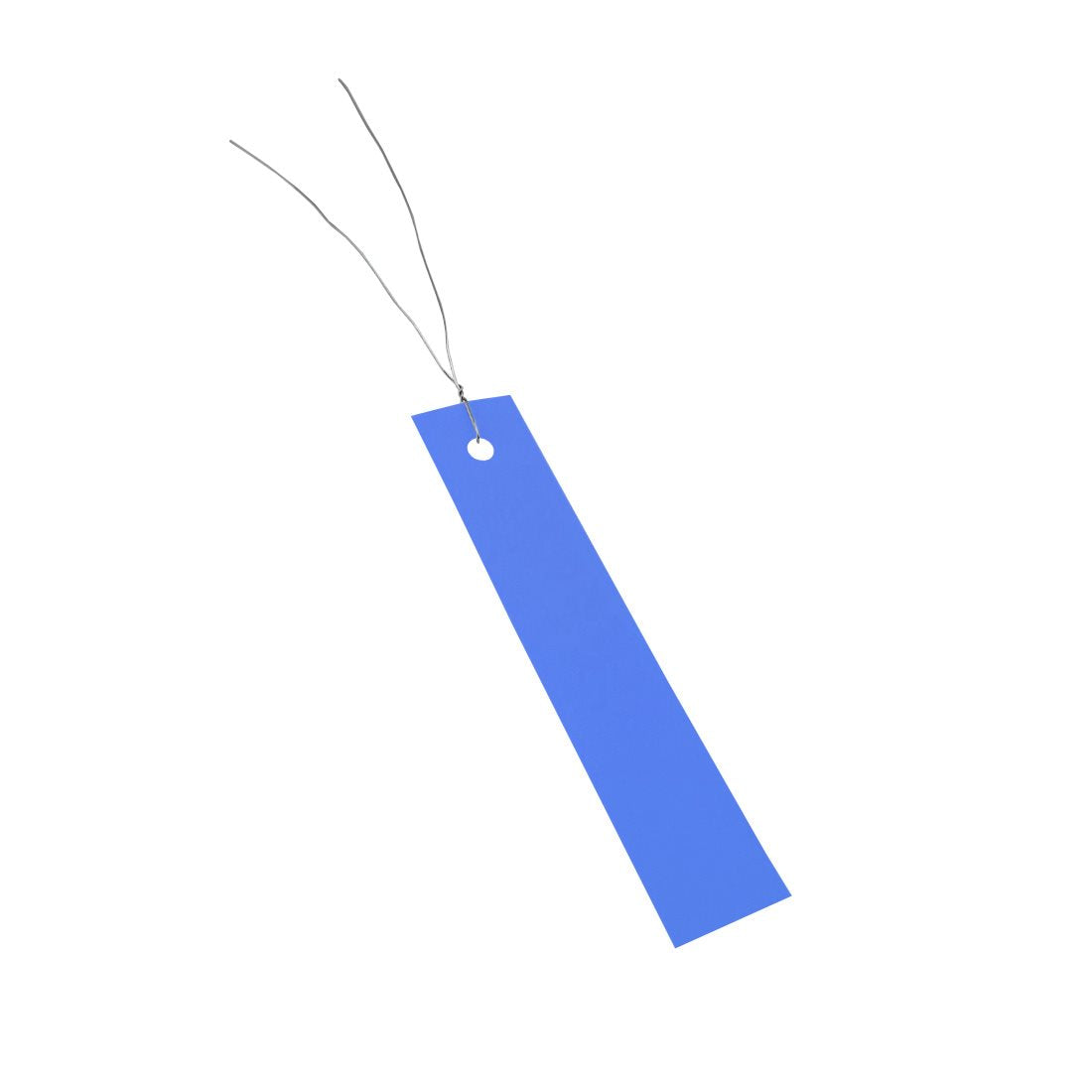 Hangetiketten 18x100mm PVC, Blauw