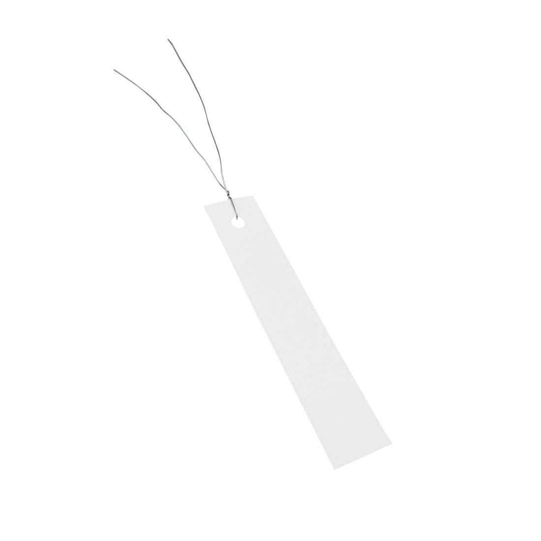 Hangetiketten 18x100 PVC, Wit