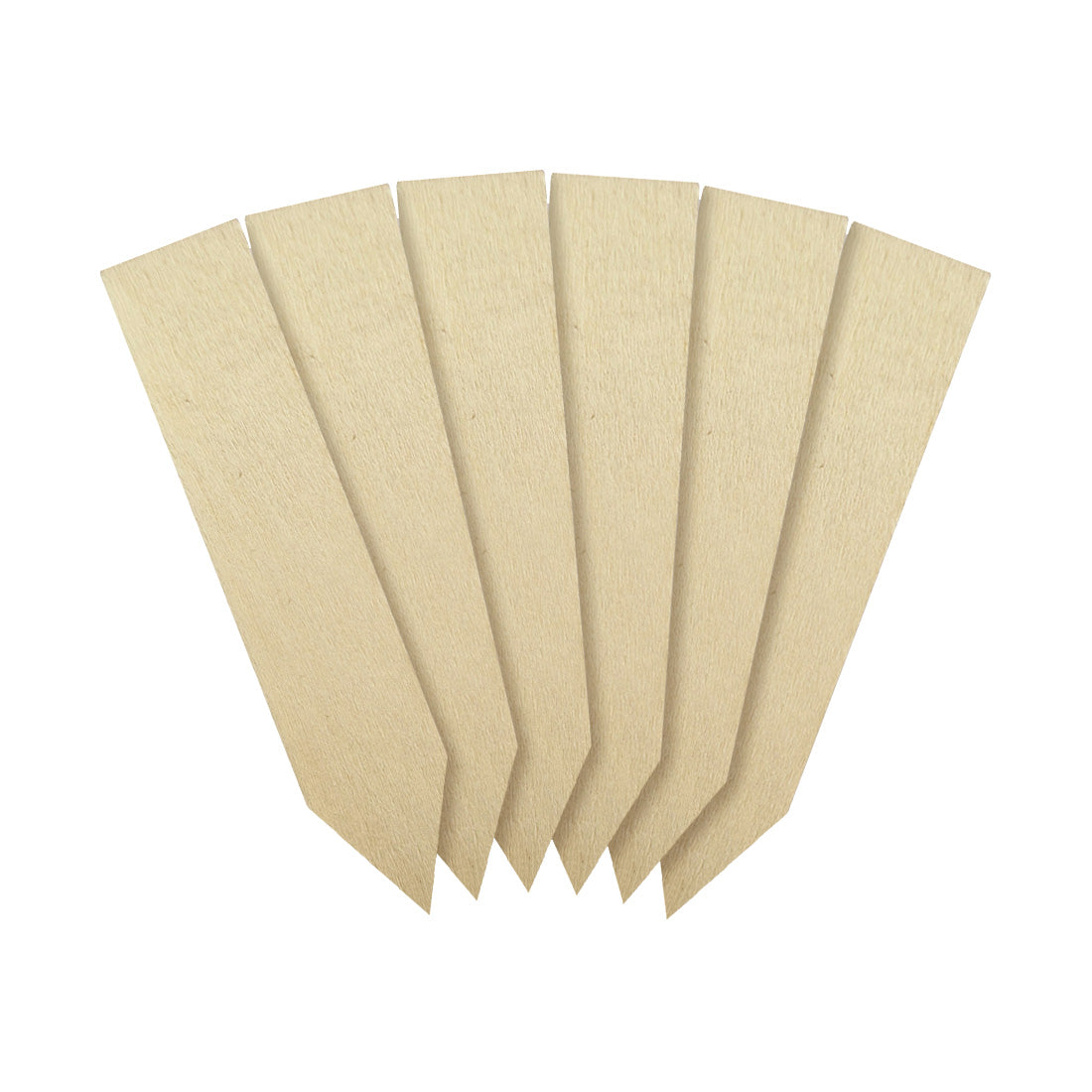 Steeketiketten 20x100mm Hout, Houtkleur