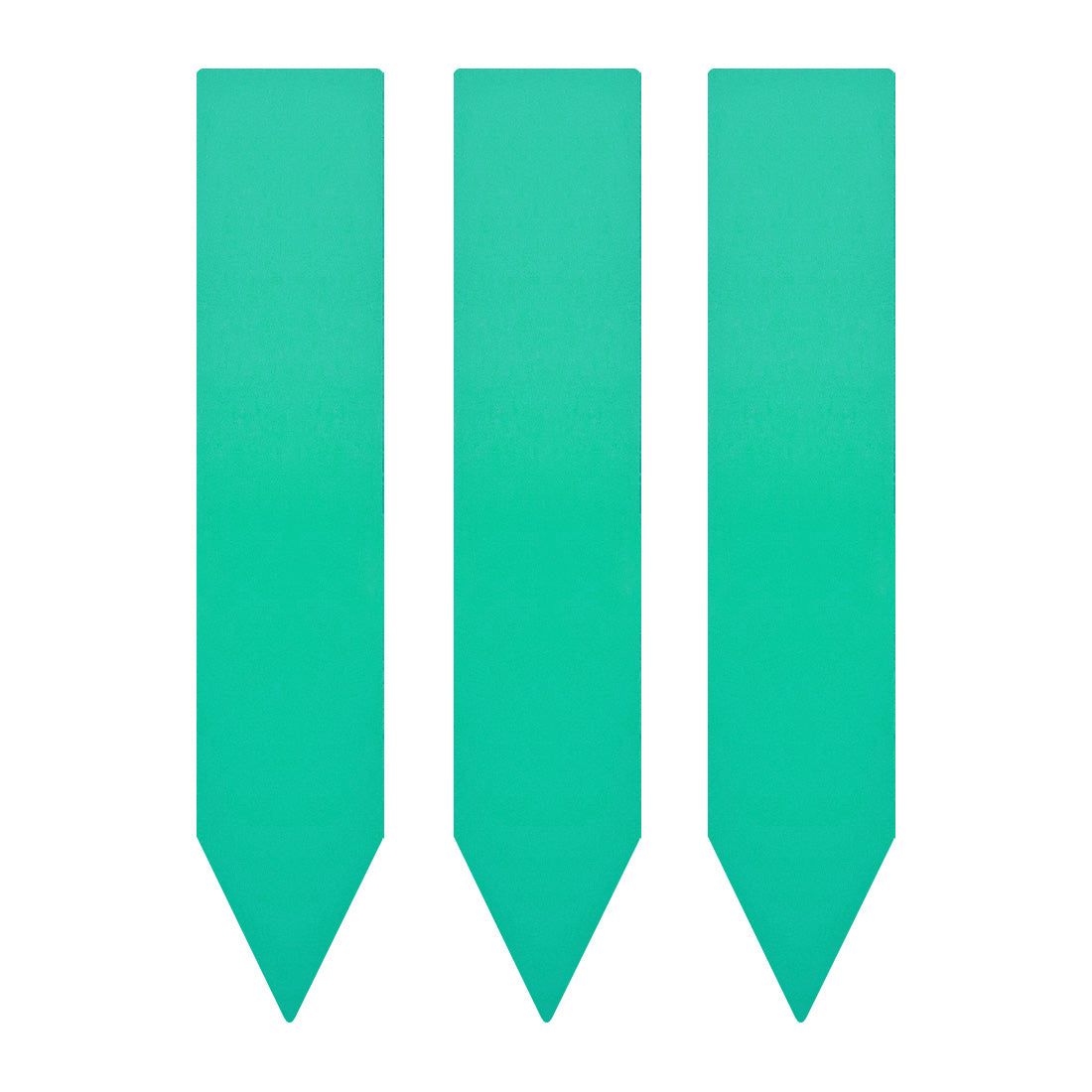 Steeketiketten 20x100mm 400µ PVC, Groen