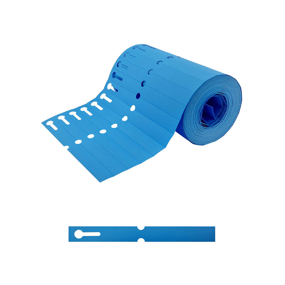 Sleufetiketten 120x13mm PVC