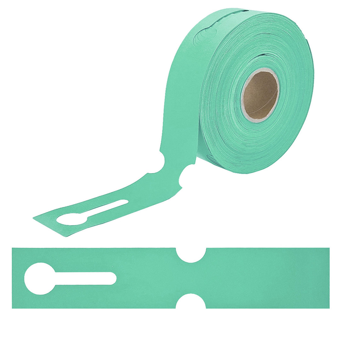 Loop lock labels 260x50mm HDPE, Green