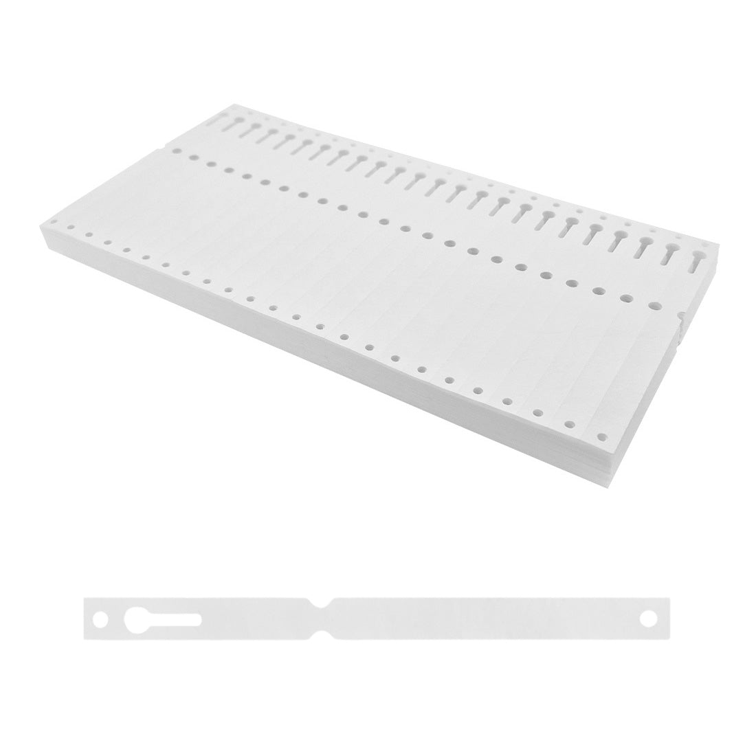Sleufetiketten 160x12,7mm Tyvek