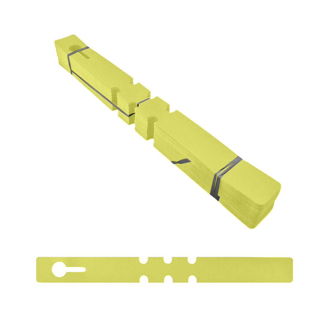 Sleufetiketten 210x20mm PVC