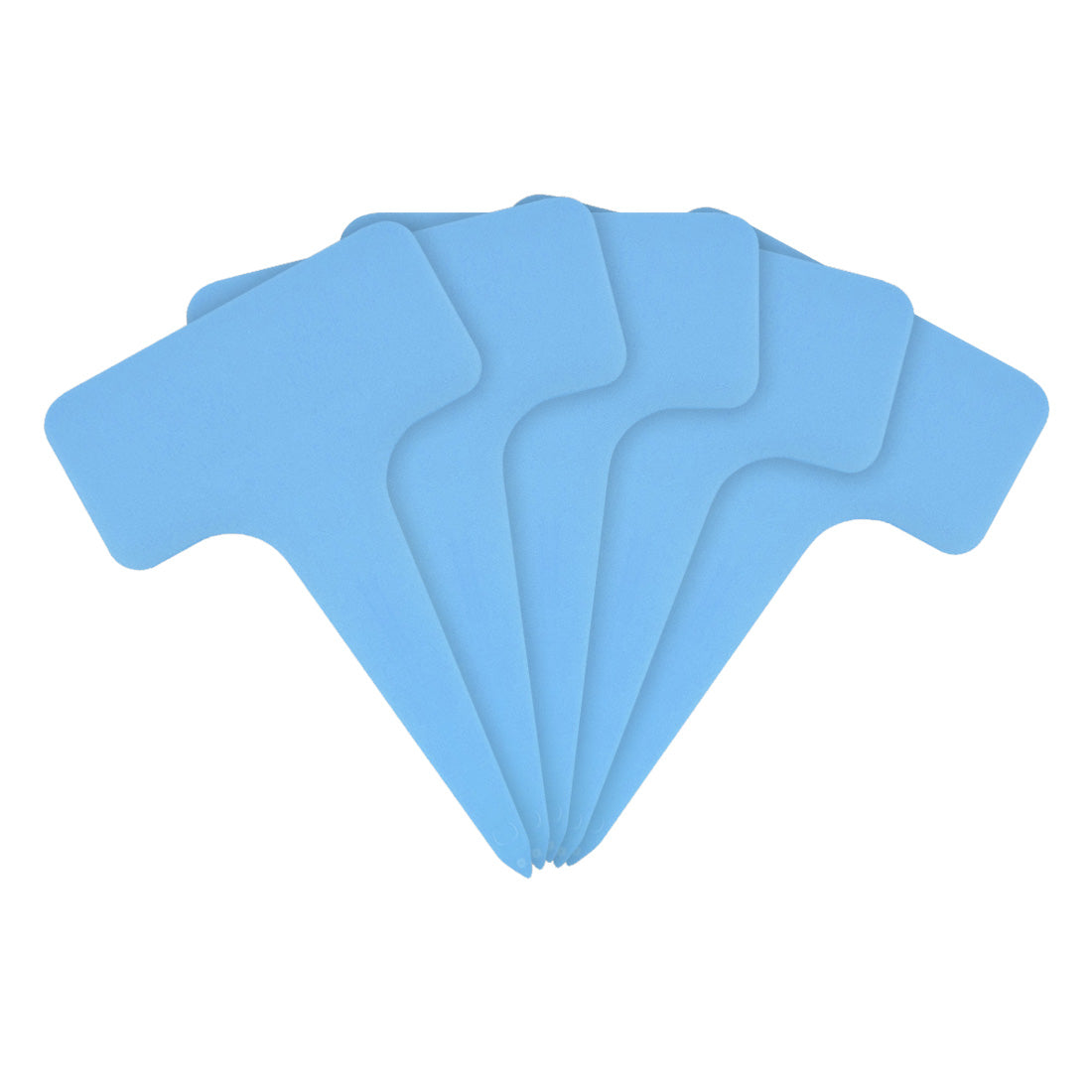Steeketiketten 60x96mm 1000µ PVC, Licht blauw