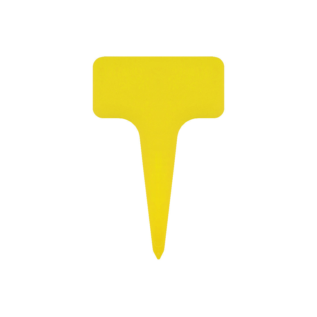 Steeketiketten 60x96mm 1000µ PVC, Geel