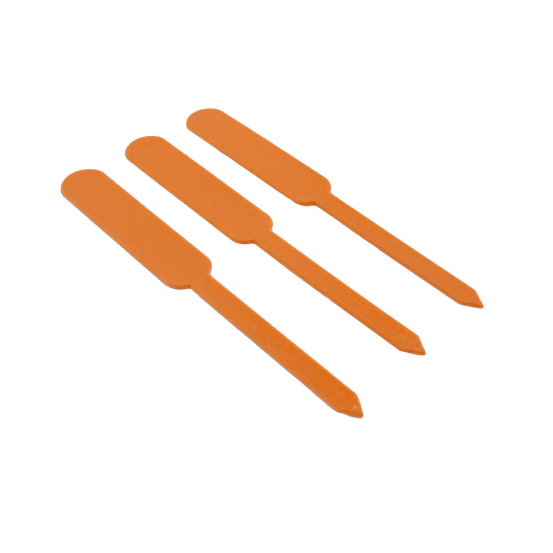 Steeketiketten 15x120mm 1000µ PVC, Oranje