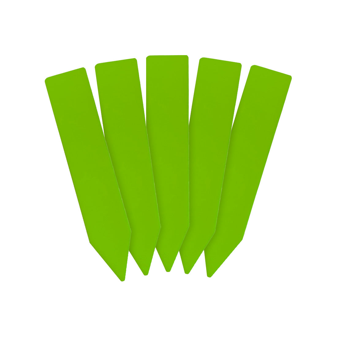 Steeketiketten 18x100mm 1000µ PVC, Groen