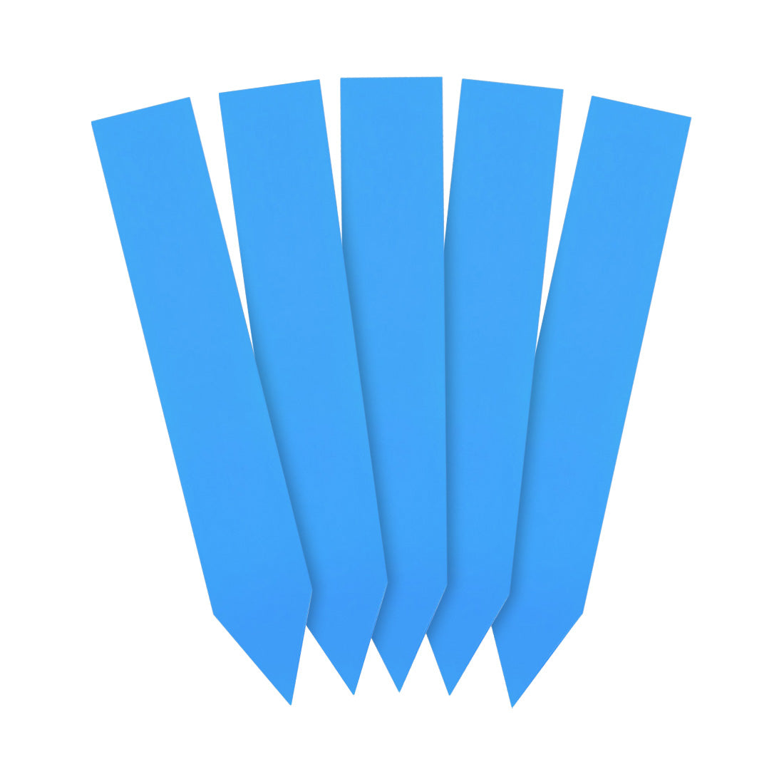 Steeketiketten 20x120mm 350µ PVC, Blauw