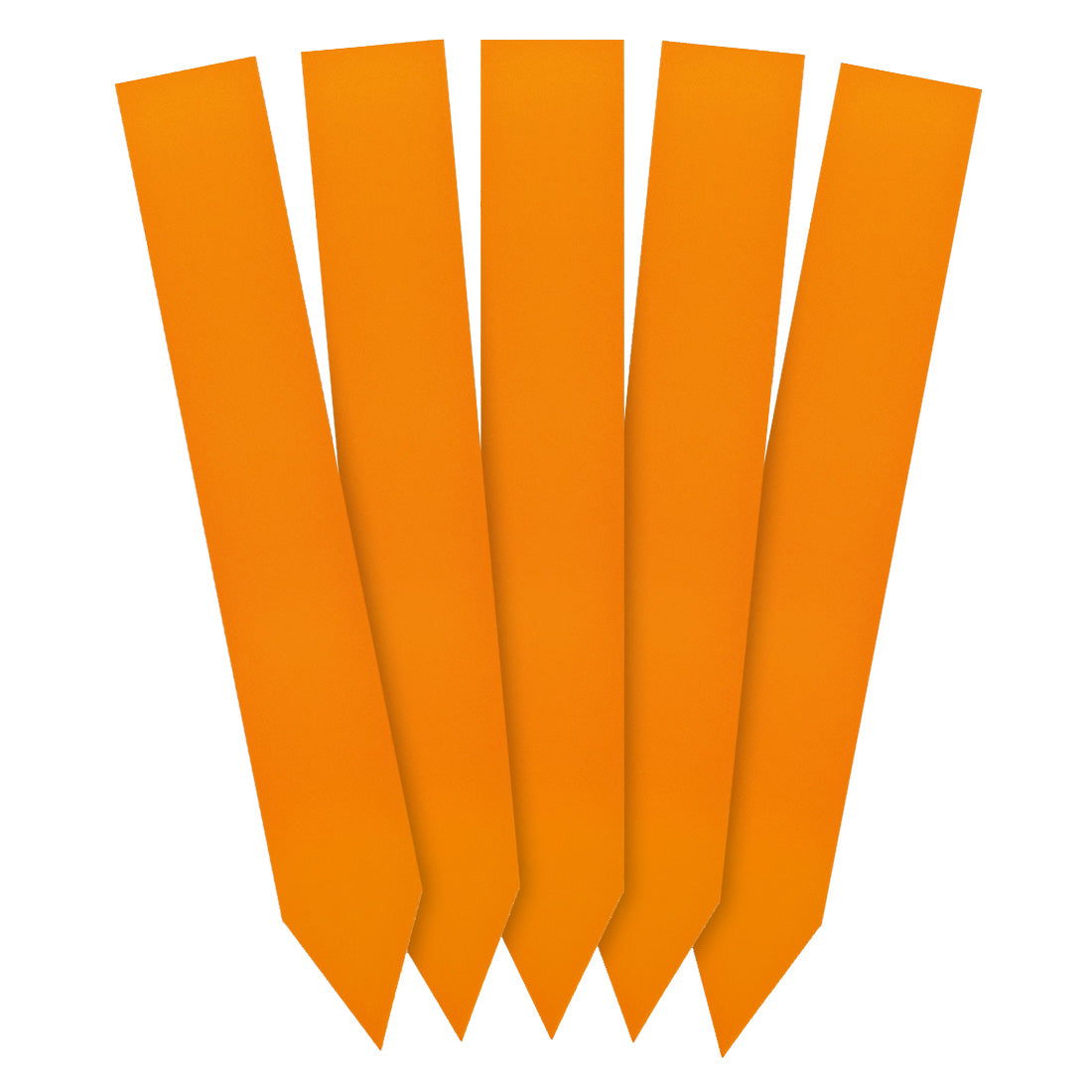 Stick-ins 20x140mm 350µ PVC Orange