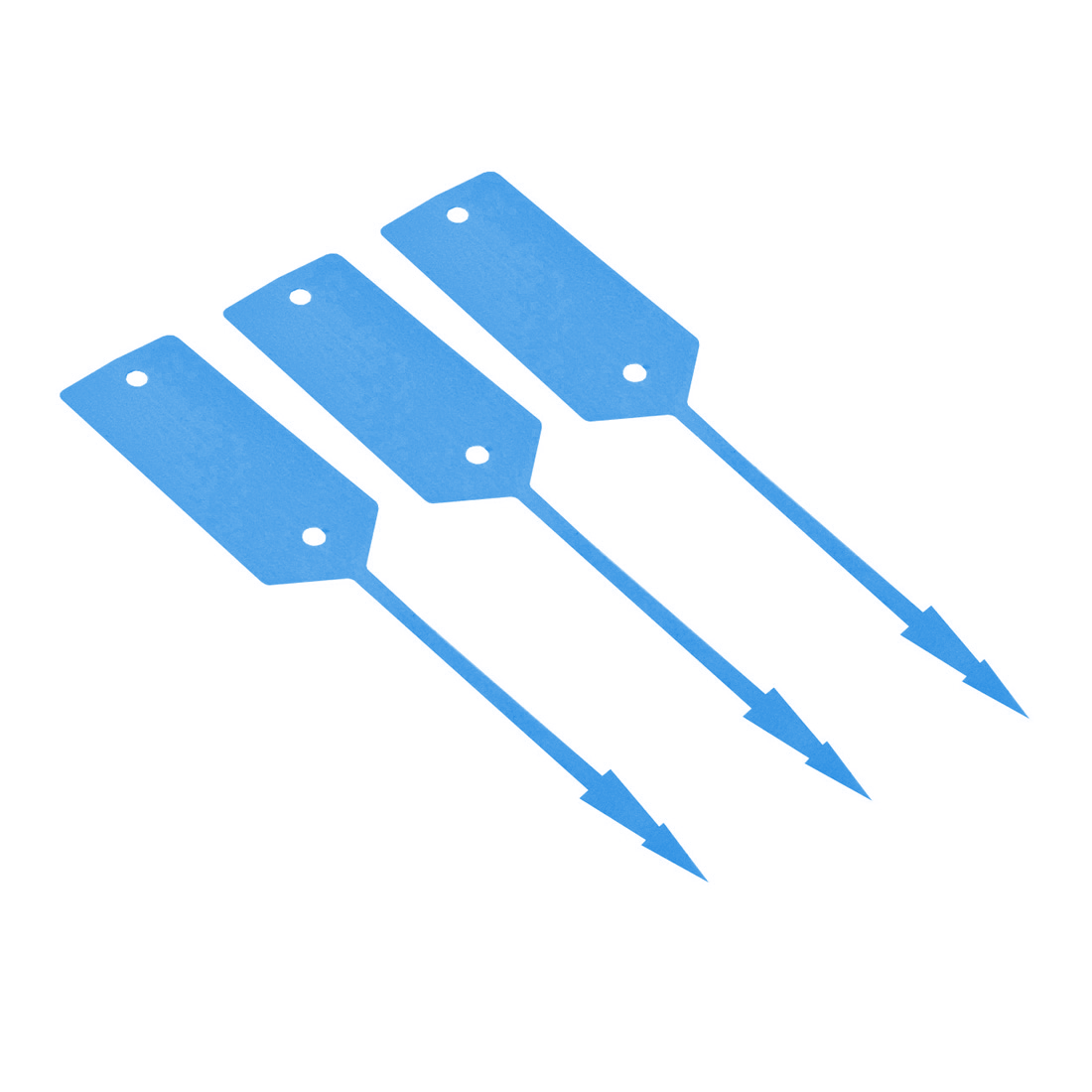 Loop lock labels 190x37mm HDPE, Blue