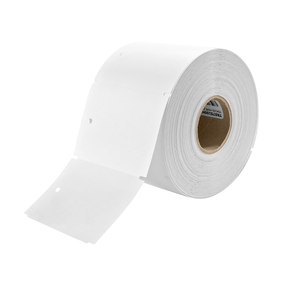Hangetiketten 75x100mm HDPE, Wit
