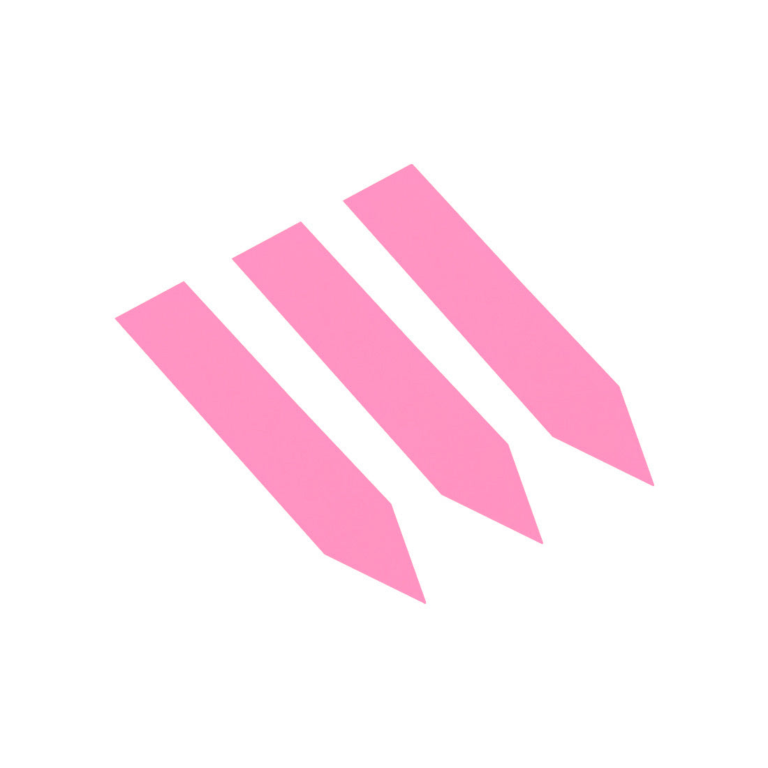 Steeketiketten 13x60mm 350µ PVC, Roze
