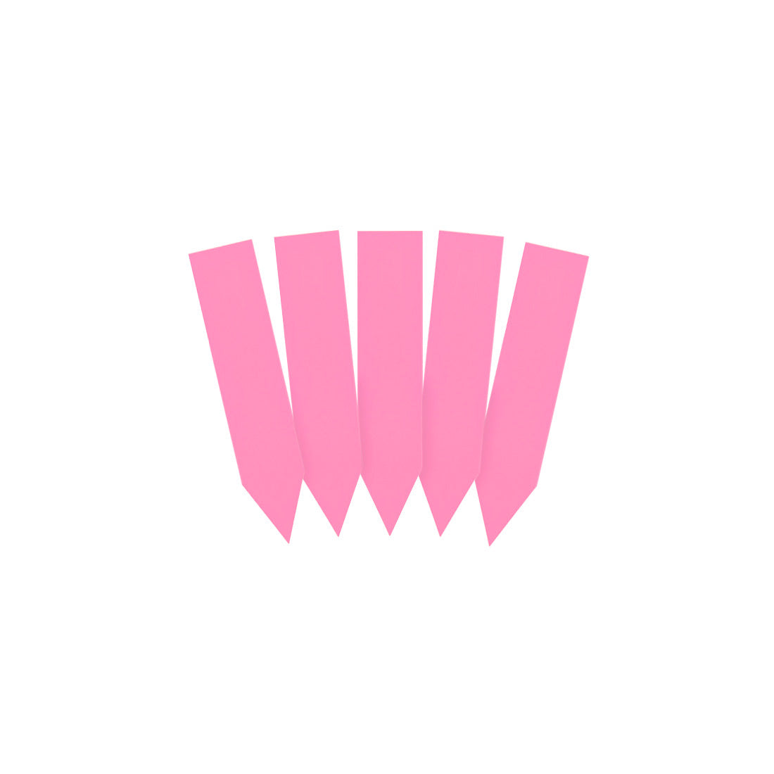 Steeketiketten 13x60mm 350µ PVC, Roze