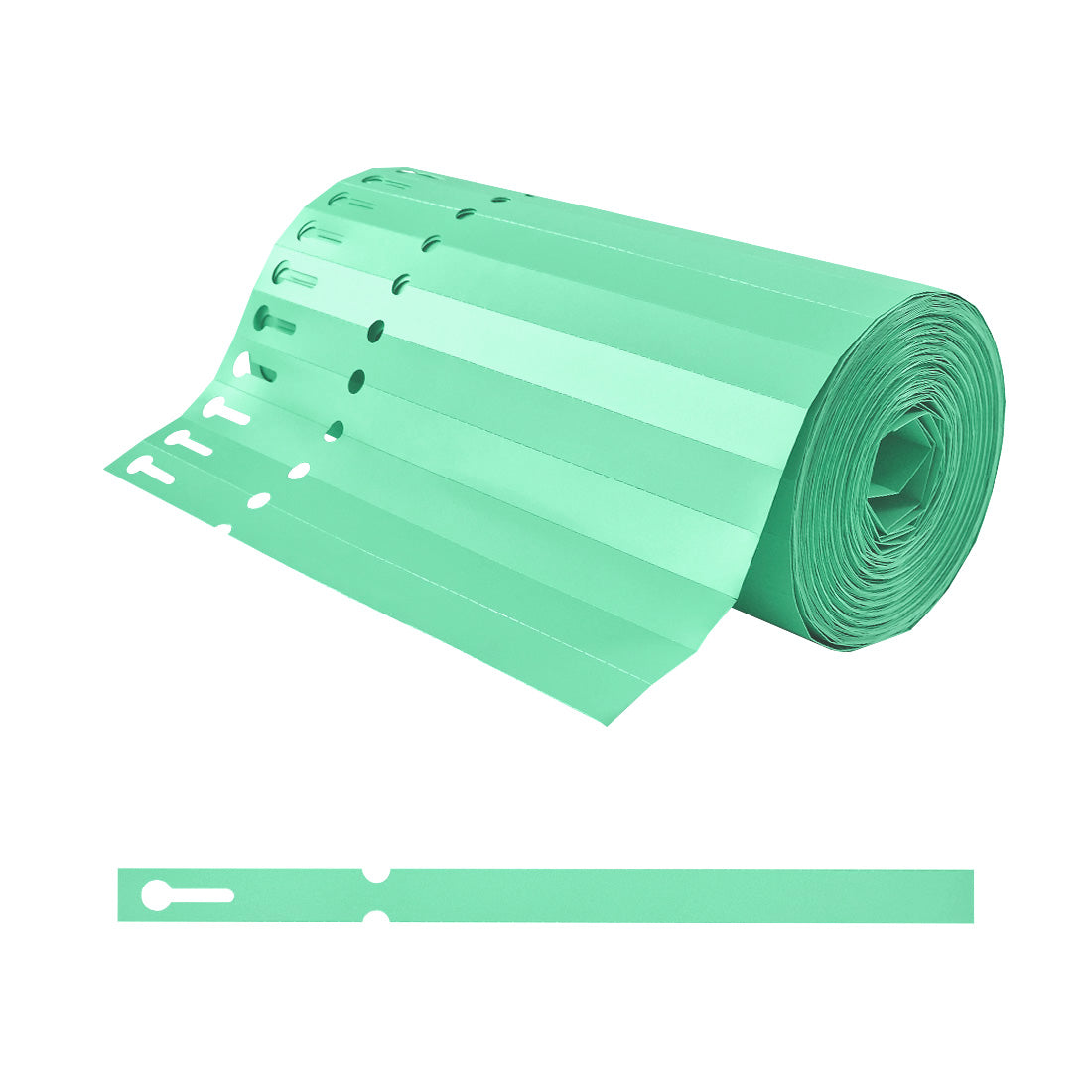 Loop lock labels 200x13mm PVC, Green