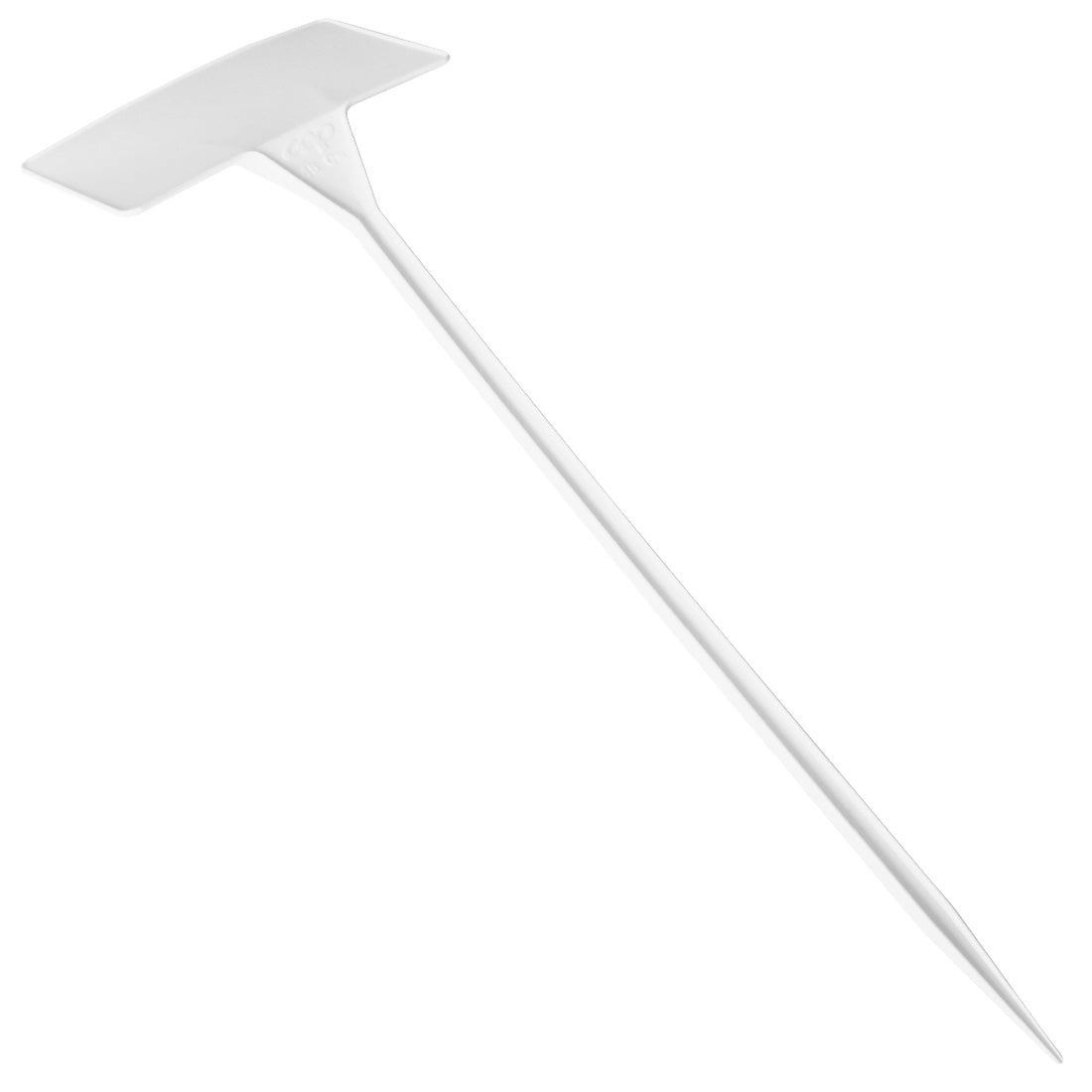 Plaatetiket 460x160mm PS, Wit