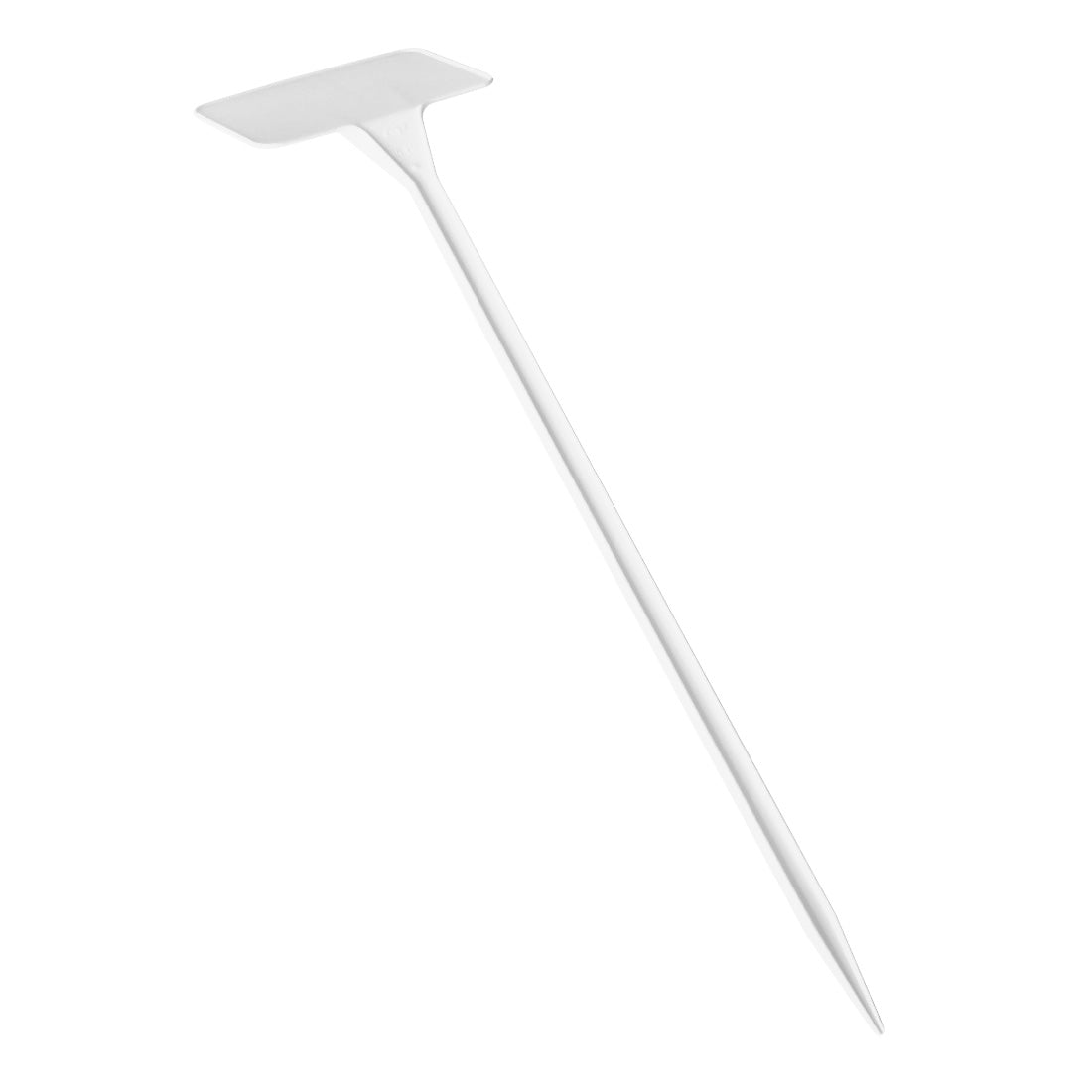 Plaatetiket 350x95mm PS, Wit