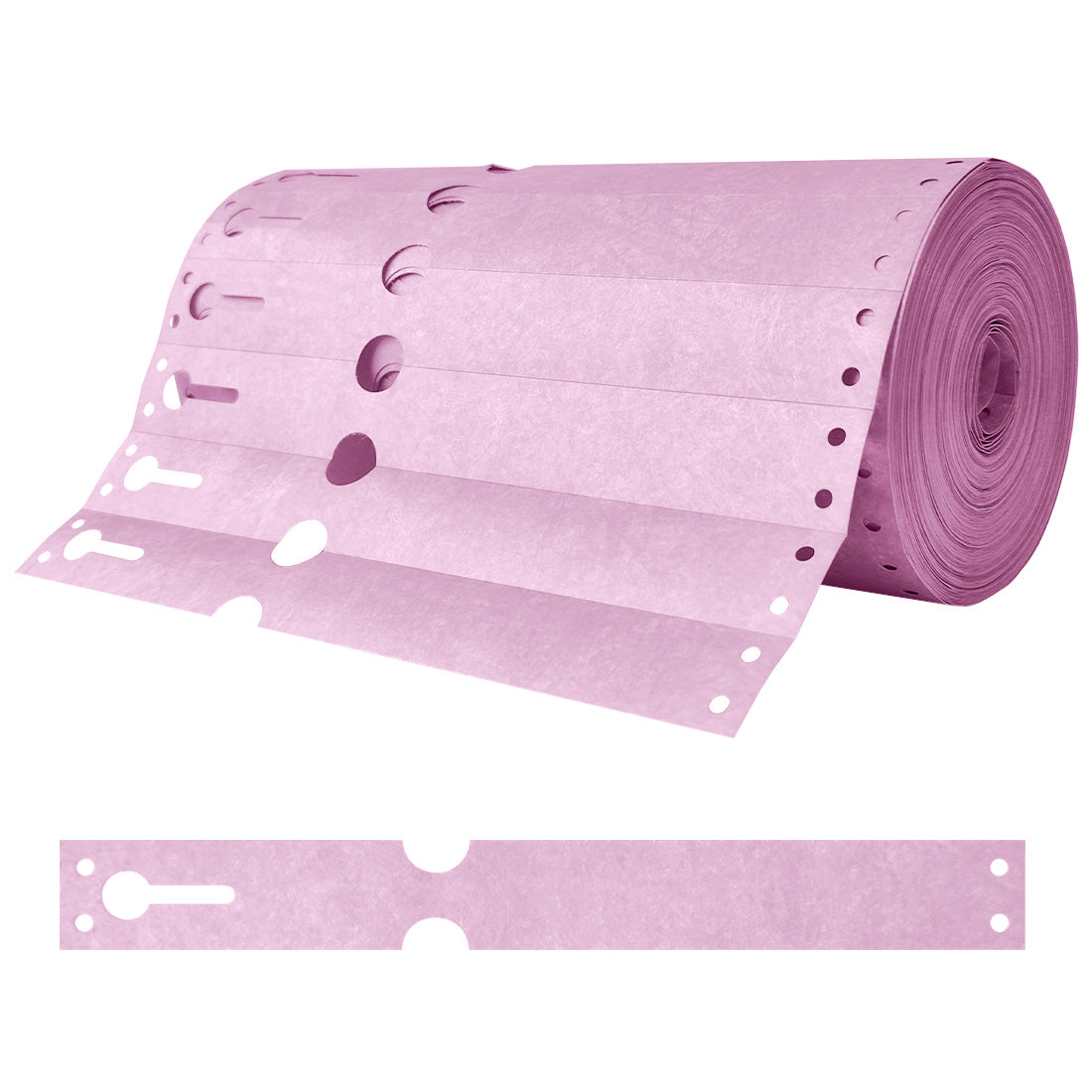 Sleufetiketten 220x25,4mm Tyvek Roze
