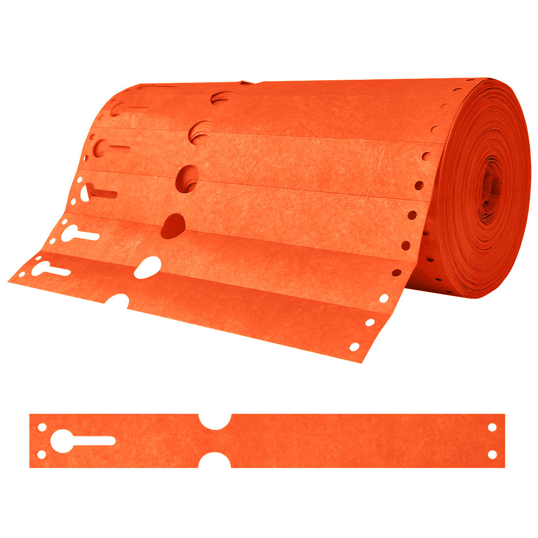 Sleufetiketten 220x25,4mm Tyvek Oranje