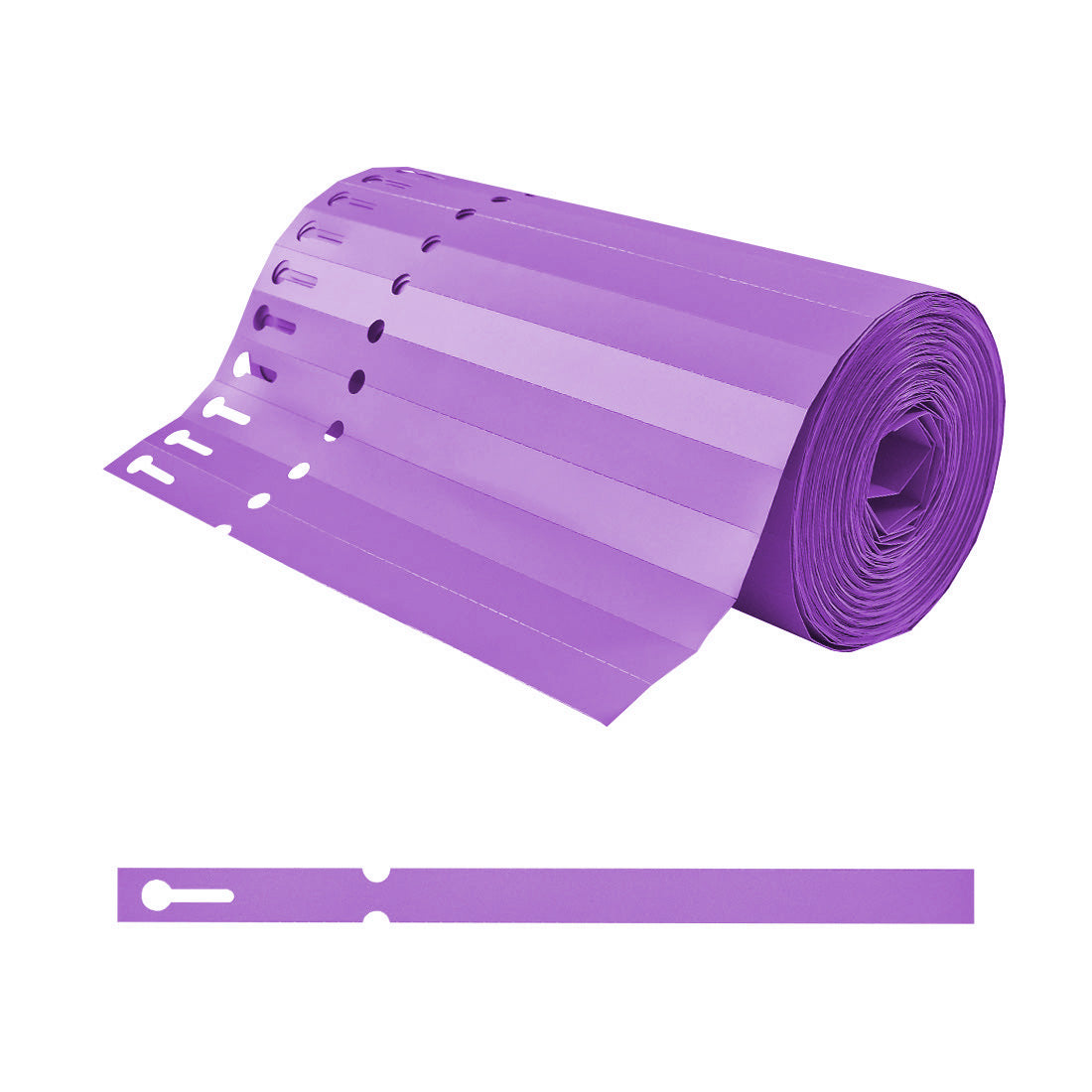 Sleufetiketten 200x13mm HDPE